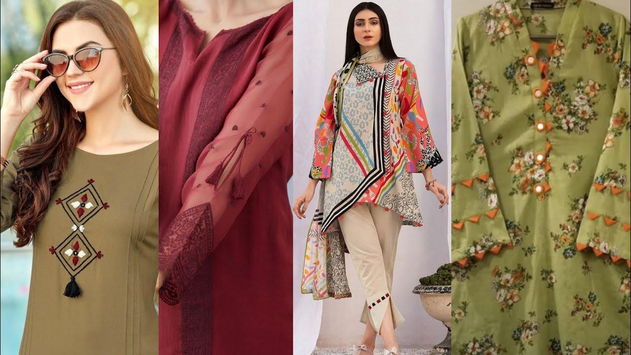different ideas of dress designing / complete dress designs video @Ammara-mirza