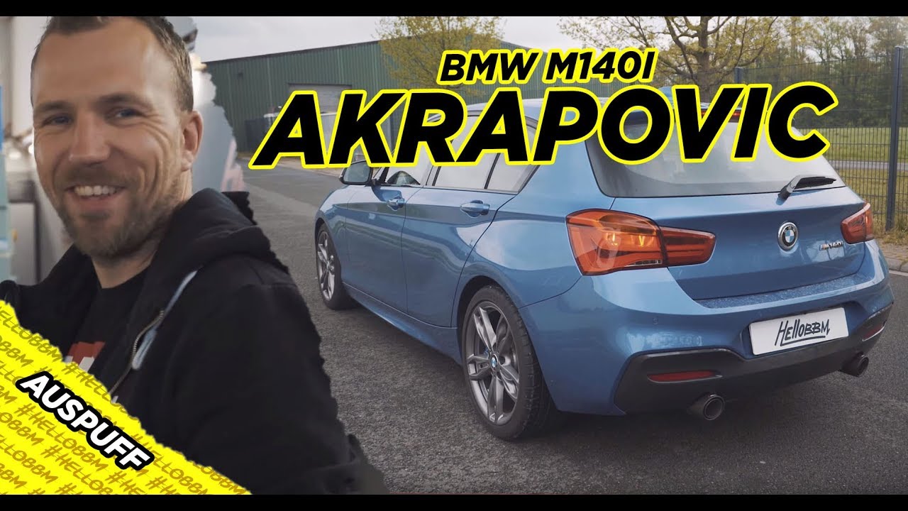 BMW M140i bekommt eine Akrapovic Auspuffanlage - #hellobbm
