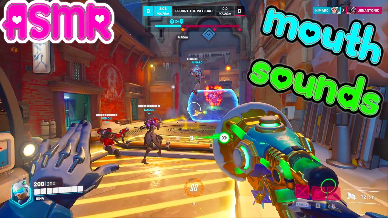 ASMR Gaming 🍀 Overwatch 2 Season 3 Lucio Relaxing Fast Mouth + Controller Sounds 💤