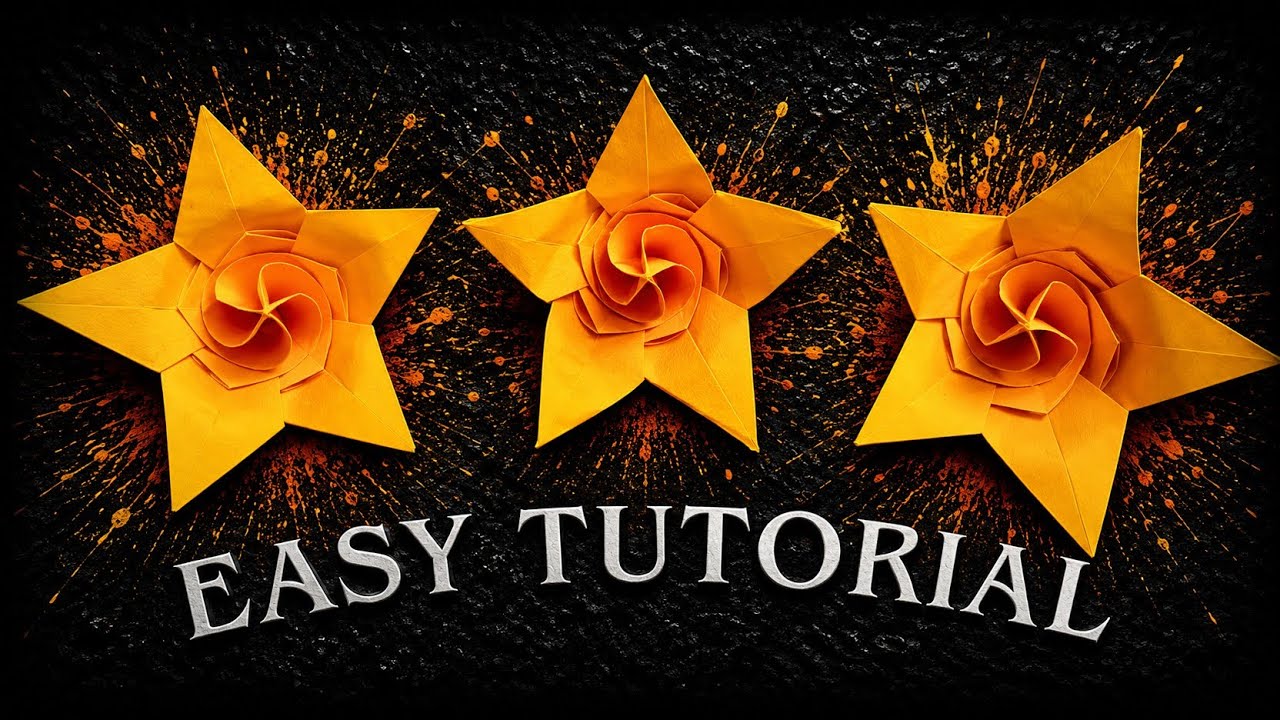 Origami Flower Star – Creative Paper Art Tutorial