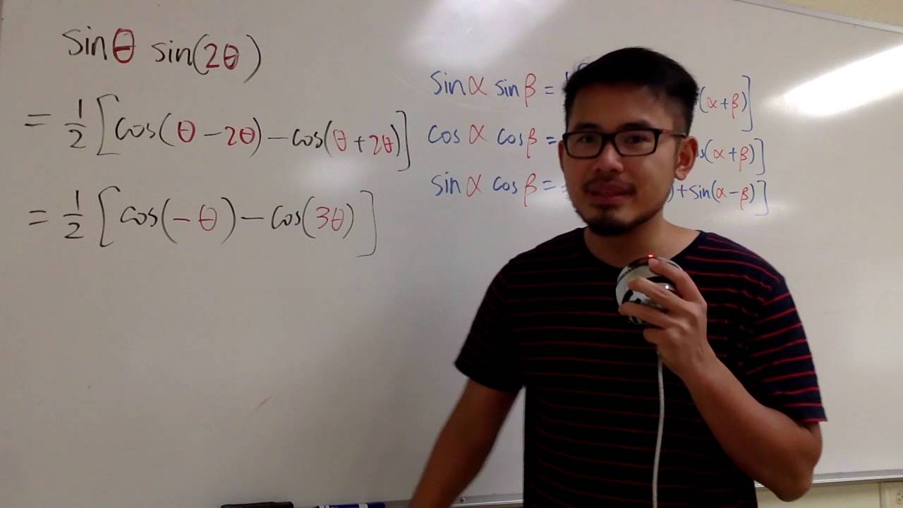 trig formula examples: product-to-sum