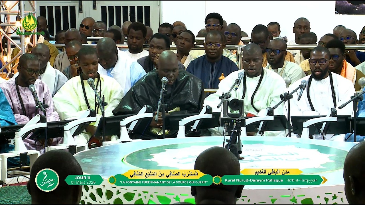 Minanou BaqiL Qadîm Kurel Nûrud Dârayni Rufisque Hizbut-Tarqiyyah 11e Jour Ramadan 2026/1447.h