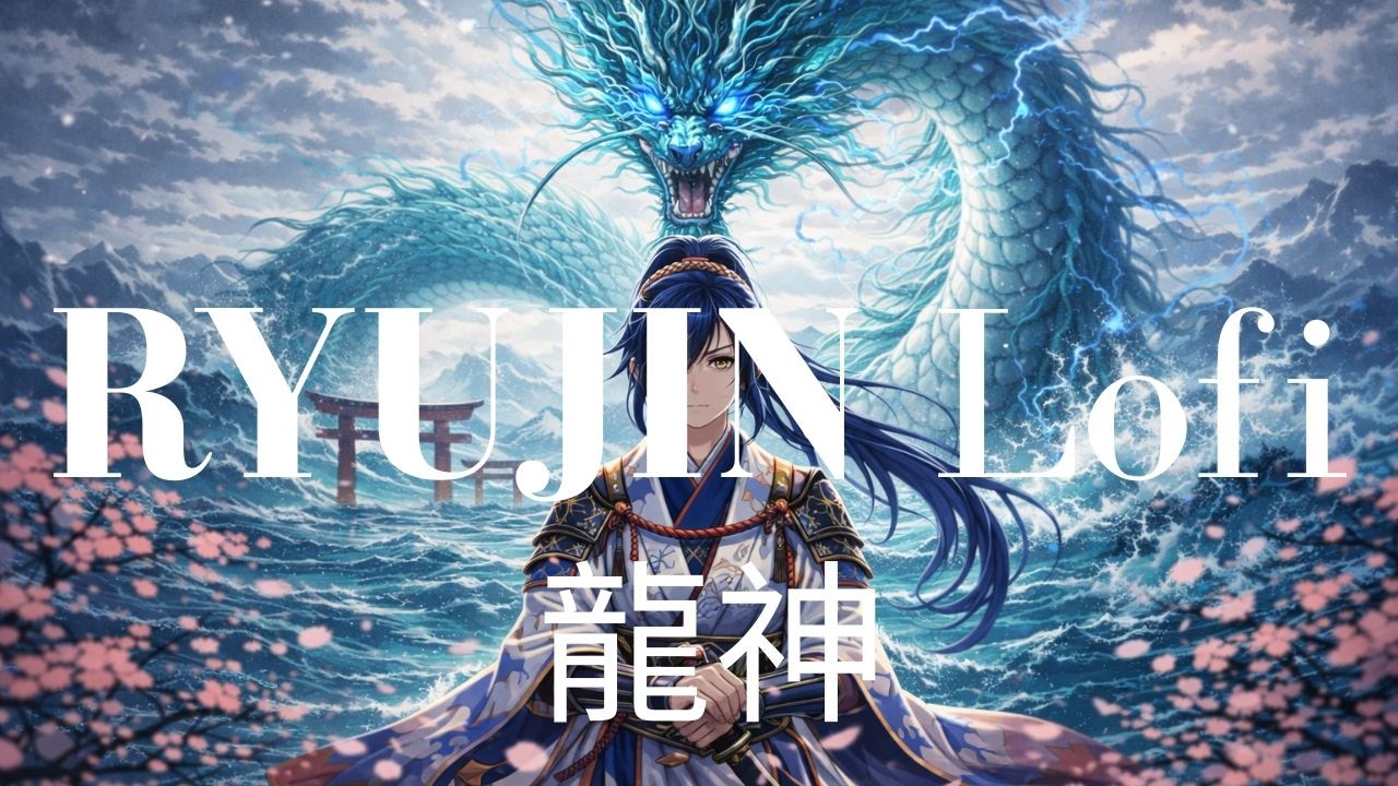 Музыка для изучения японской мифологии Ryujin Spirit Lofi 🐲