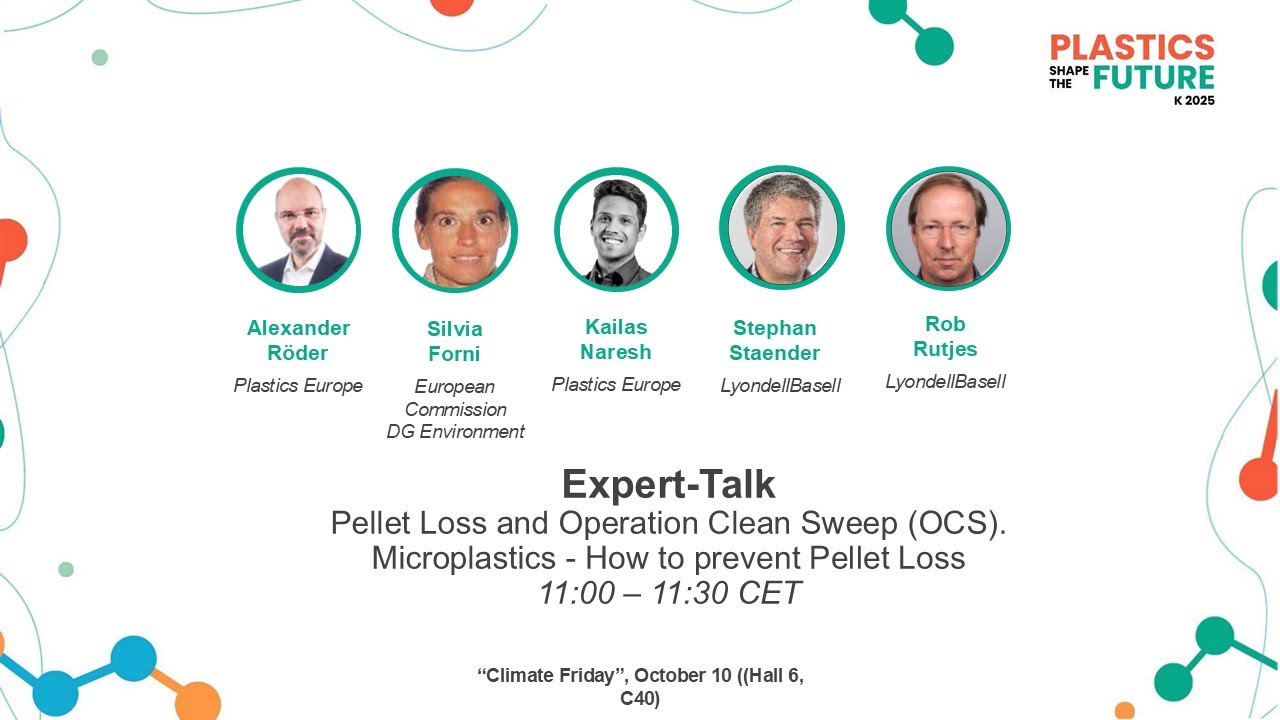 K 2025 Expert Talk: Tackling Microplastics Pollution by Preventing Plastic Pellet Loss