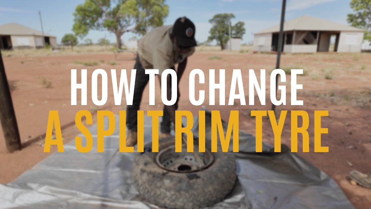 How to Change a Split Rim Tyre