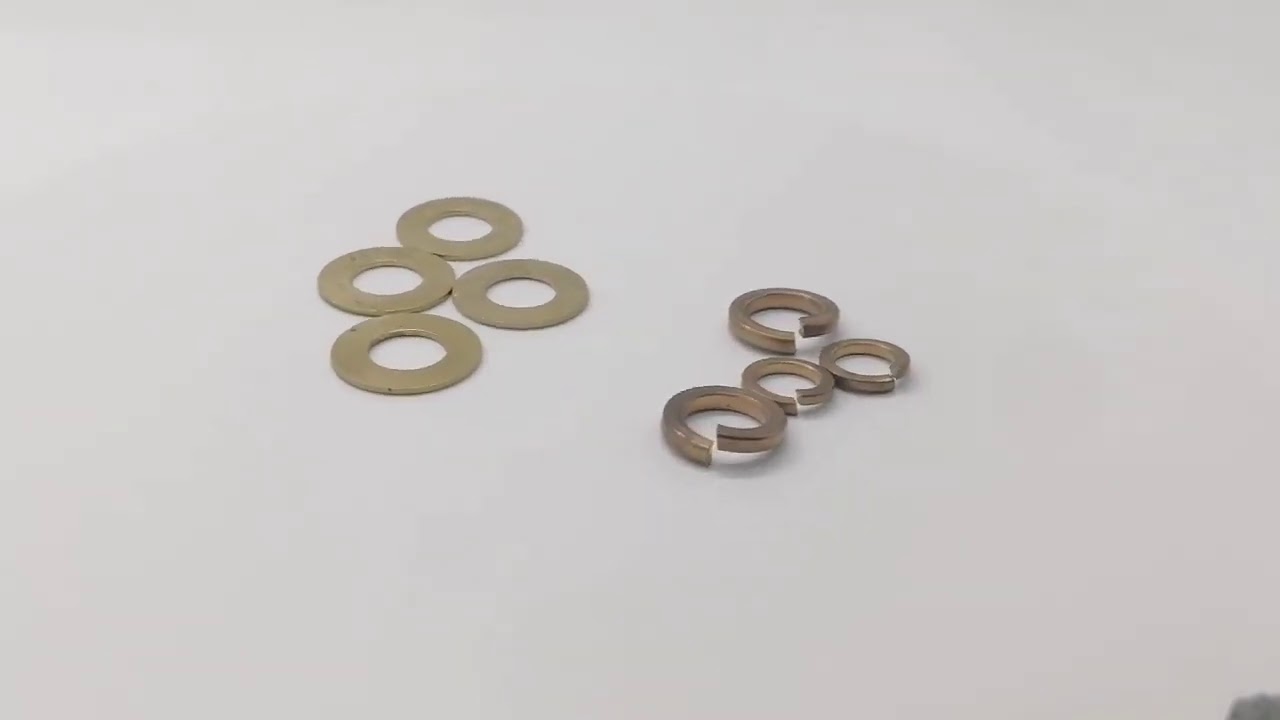 Plain Washers and Regular Helical Spring-Lock Washers