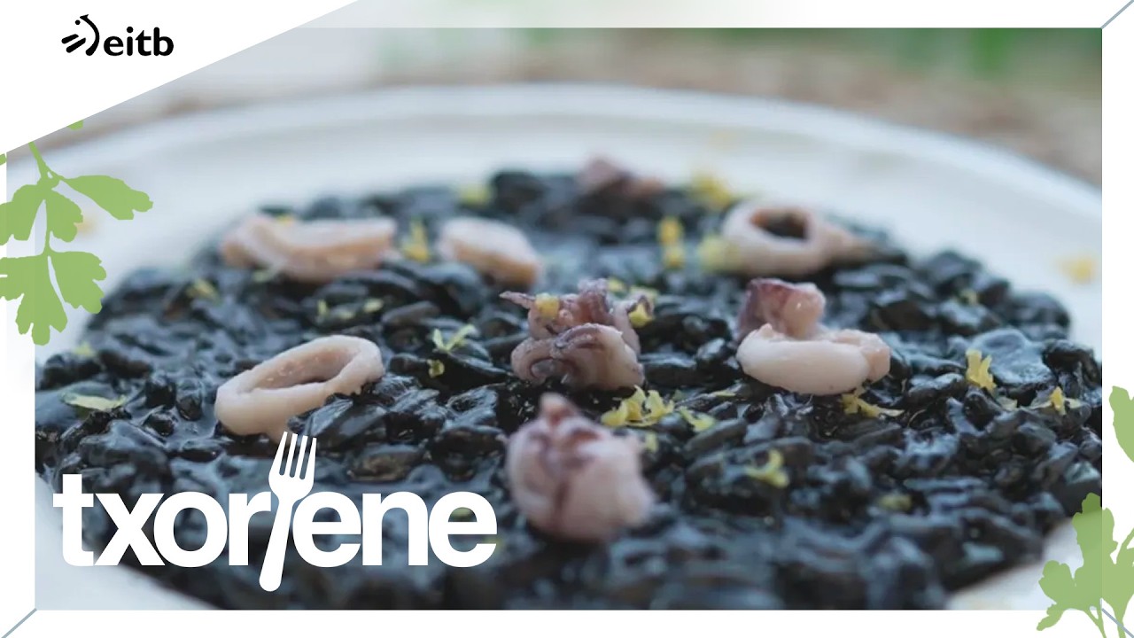 TXORIENE: Txipiroien risotto beltza Idiazabal gazta ketuarekin