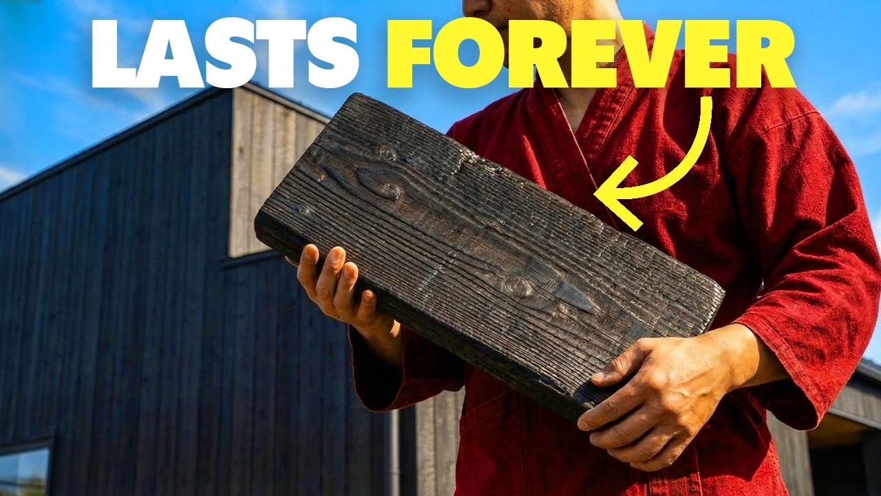 This FREE Japanese Treatment Makes Wood Rot-Proof and Fire-Resistant. Why Don't We Use It?