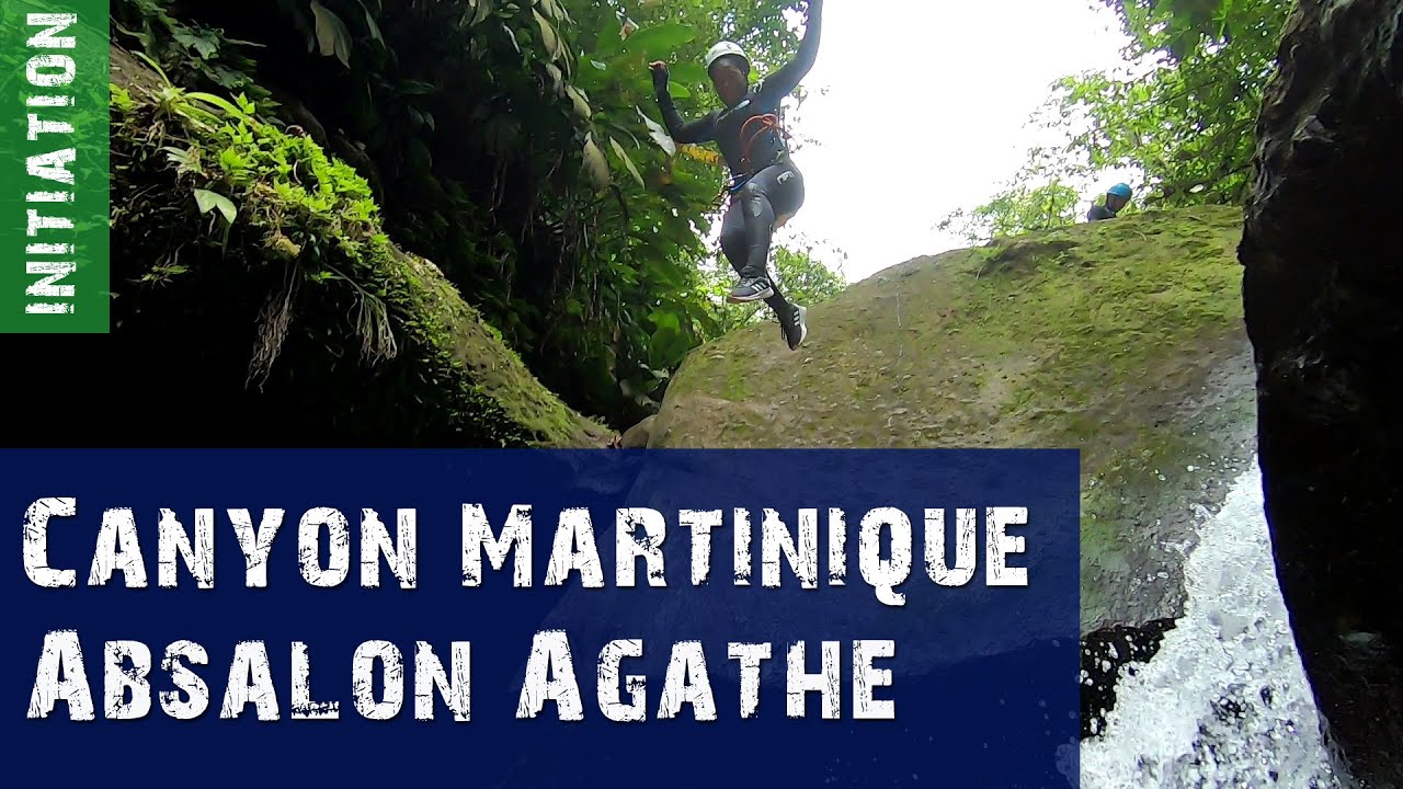 Initiation au canyoning en Martinique - Rivière Absalon / Ravine Agathe - AKLM