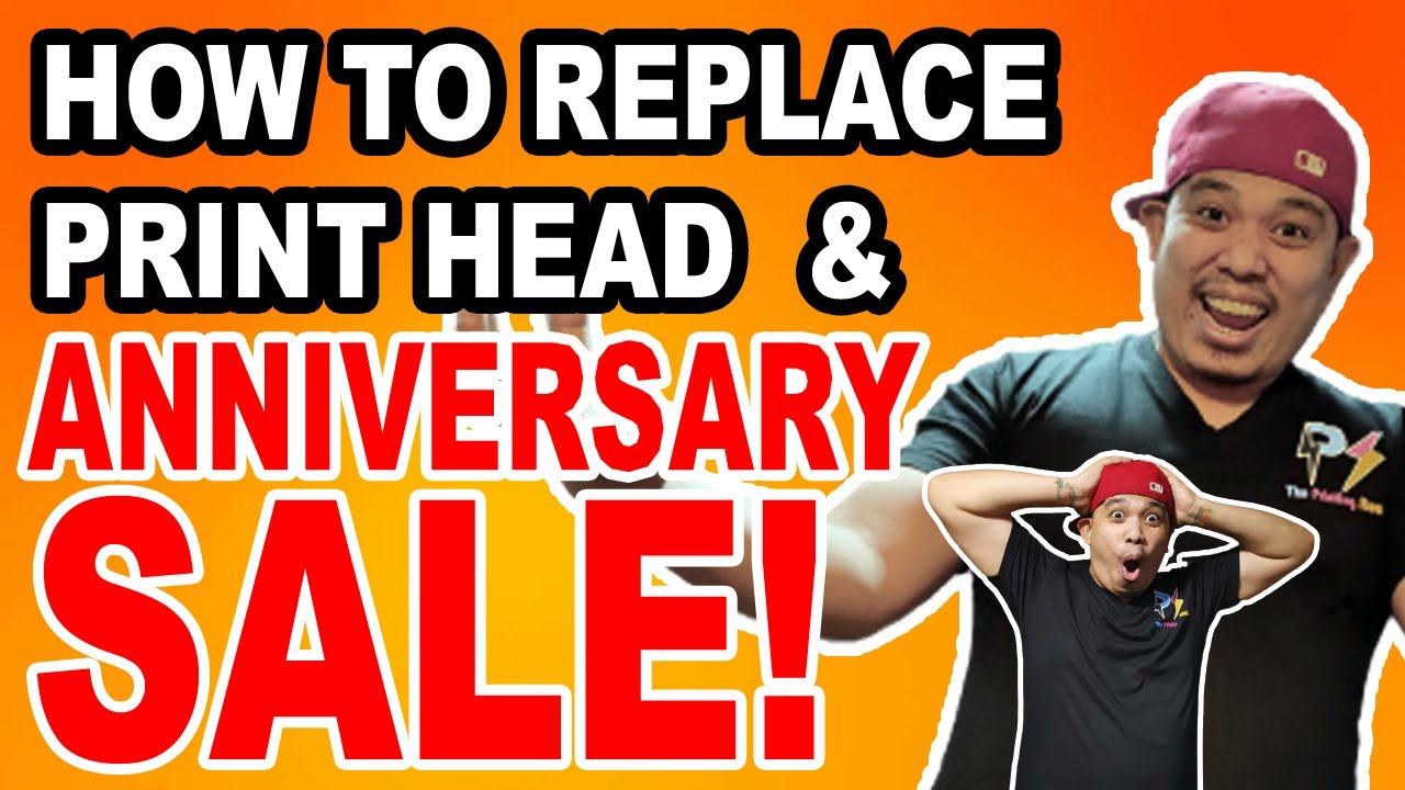 HOW TO REPLACE PRINTER HEAD OF EPSON L120 | ANNIVERSARY SALE | The Printing Shock