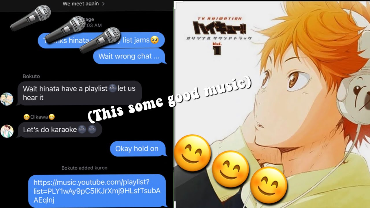 Hinata playlist karaoke~haikyuu gc~
