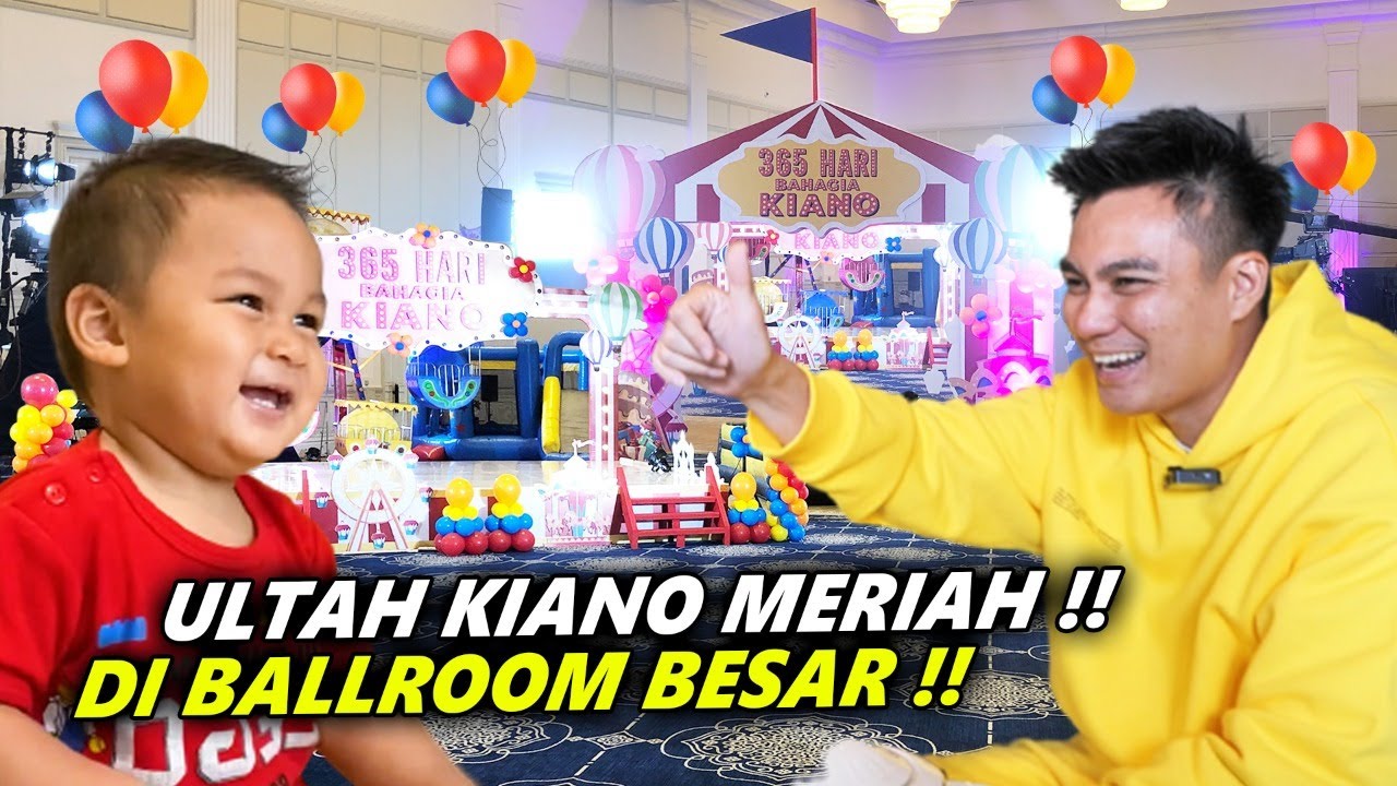 INI DIA TEMPAT BALLROOM ULANG TAHUN KIANO .. ‼️ KEREN BANGET ‼️