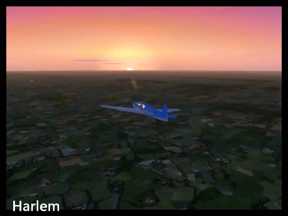 Microsoft Flight Simulator X GOLD EDITION -Free Flight Around London At Dusk