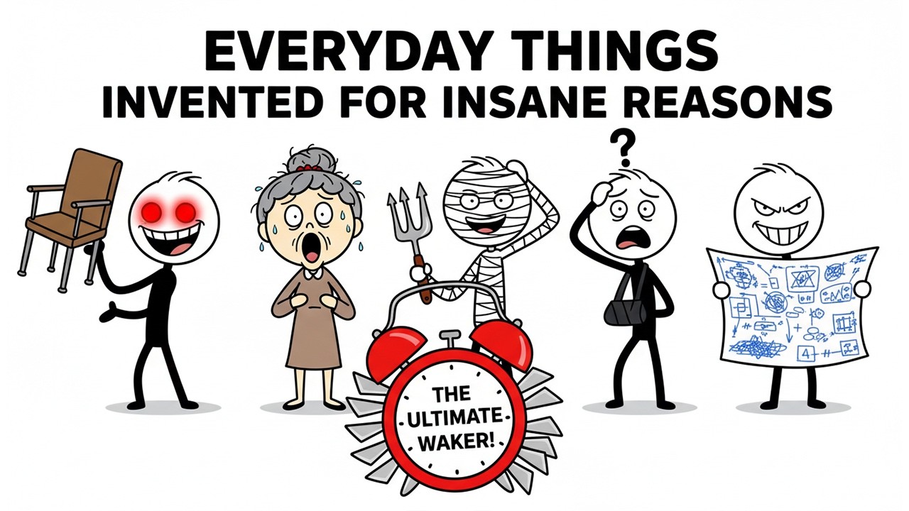 Everyday Things That Were Invented for Completely Insane Reasons