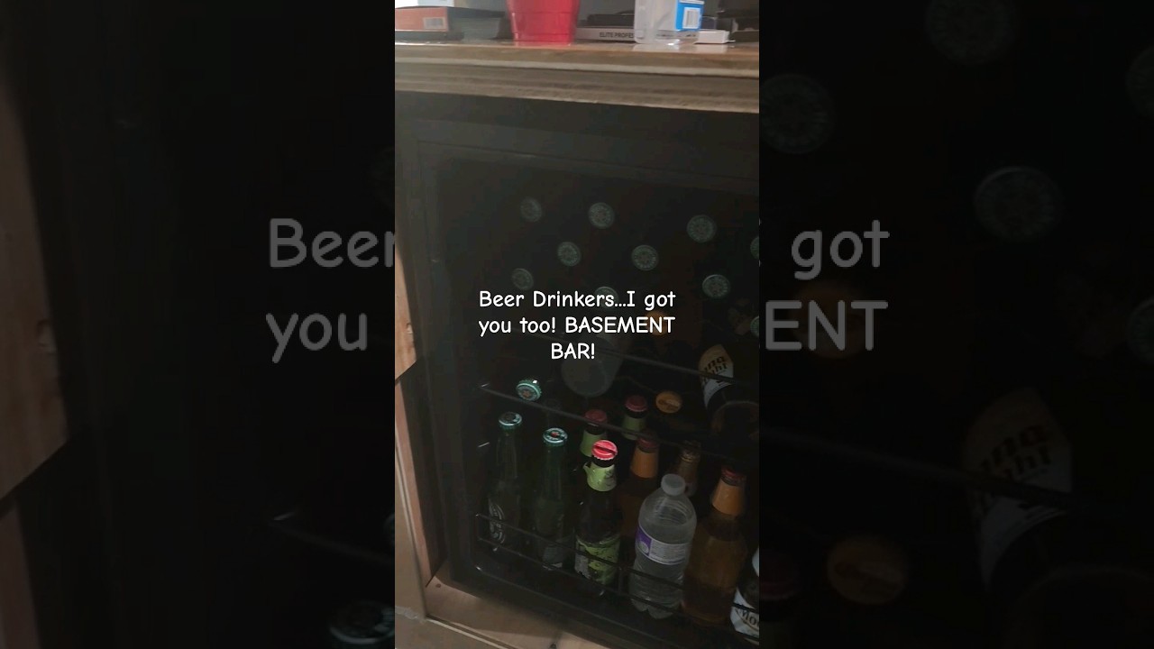 The Ultimate Basement Bar : Cooler for Beer Drinkers! 💥 #shorts #basementbar
