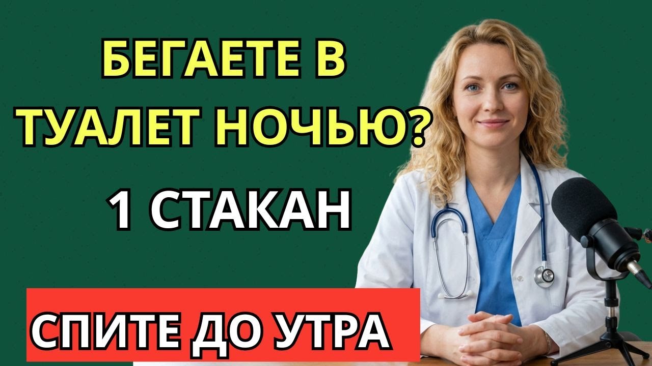 Часто встаёте ночью в туалет? 1 стакан перед сном помогает почкам