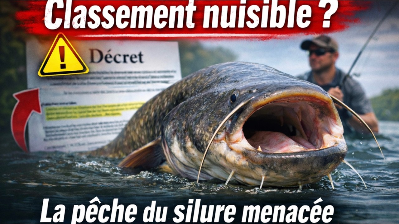 Classement en nuisible, un risque majeur pour la pêche du silure? Ce que le décret pourrait changer