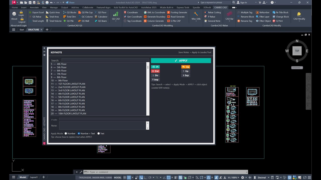 Keynote CAMBO CAD