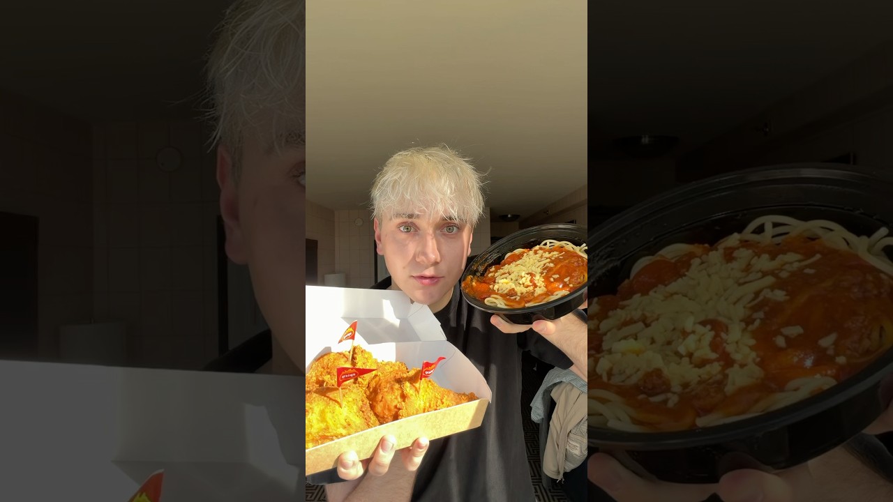 Впервые попробовала Джолиби! 🍗🍝