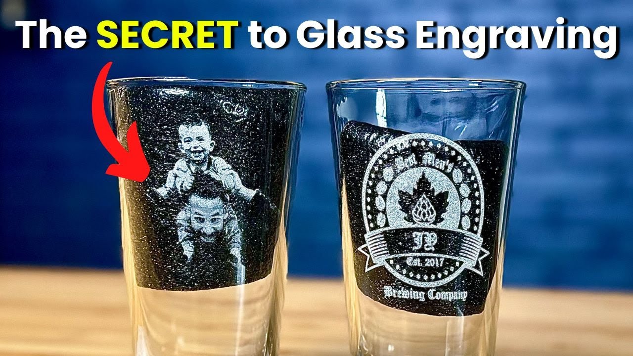 The Key to Engraving Glass on a Diode Laser