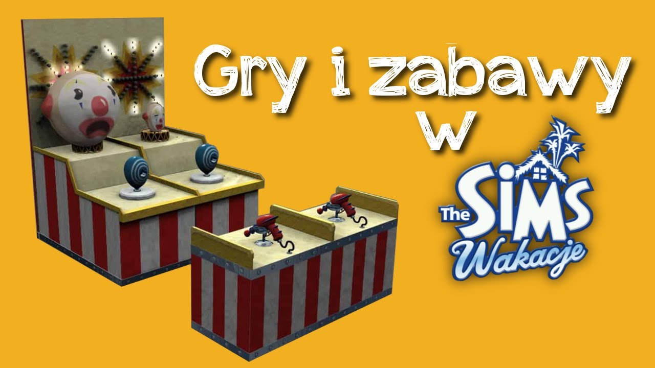 Gry i zabawy na Wyspie Wakacyjnej | The Sims 1 Wakacje