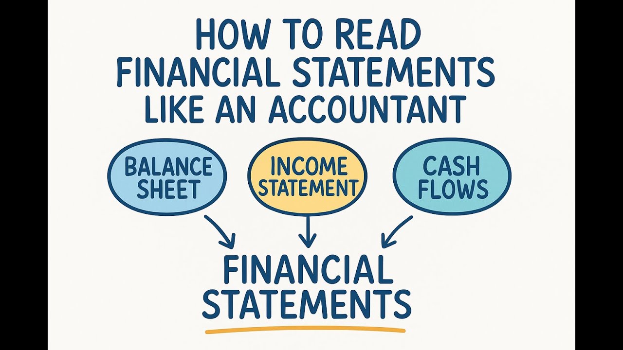 How to Read Financial Statement like an Accountant - Balance Sheet/Income Statement/Cash Flow-Part 1