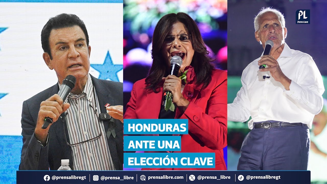 Rixi Moncada, Nasralla y Asfura compiten en una elección sin claro favorito en Honduras