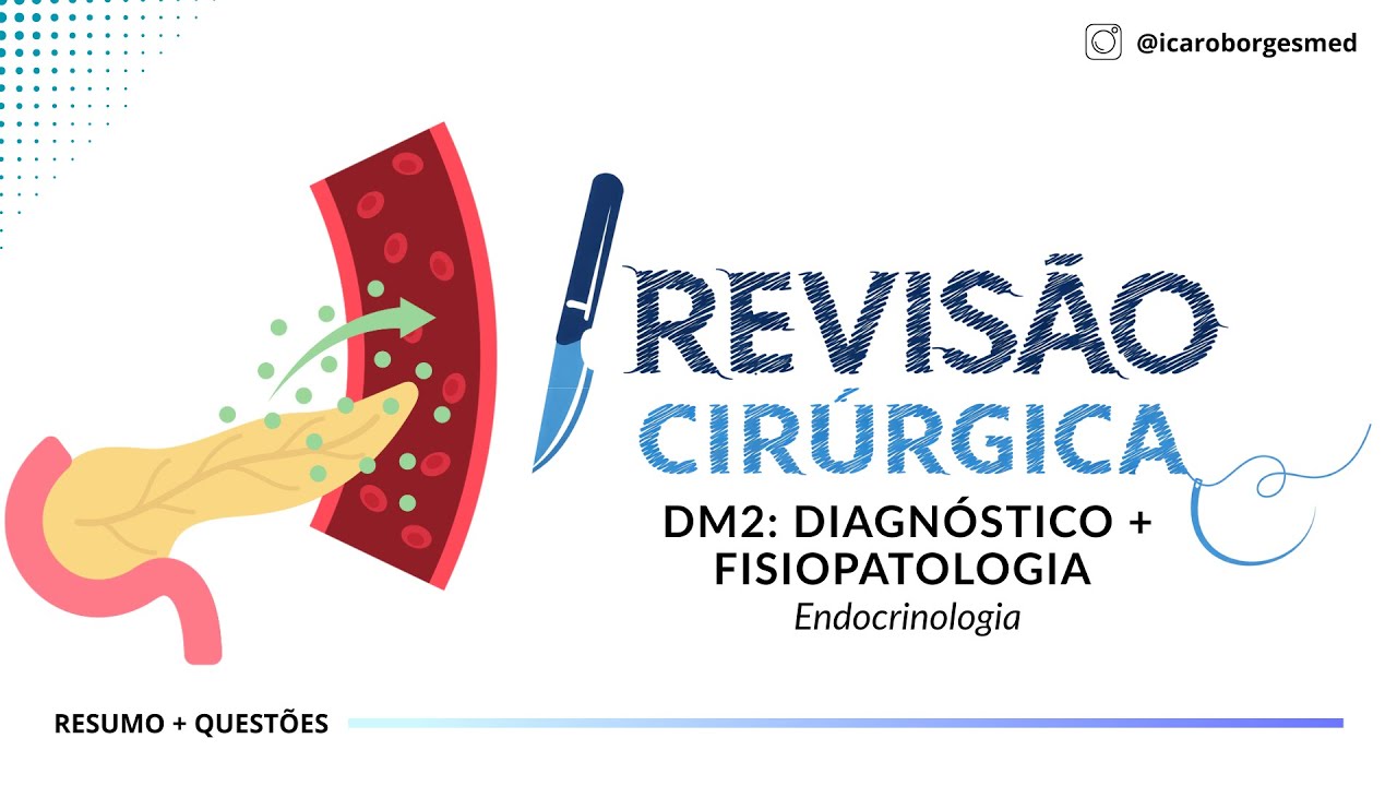 Diabetes Mellitus Tipo 2 – Fisiopatologia e Diagnóstico | Revisão Cirúrgica #1