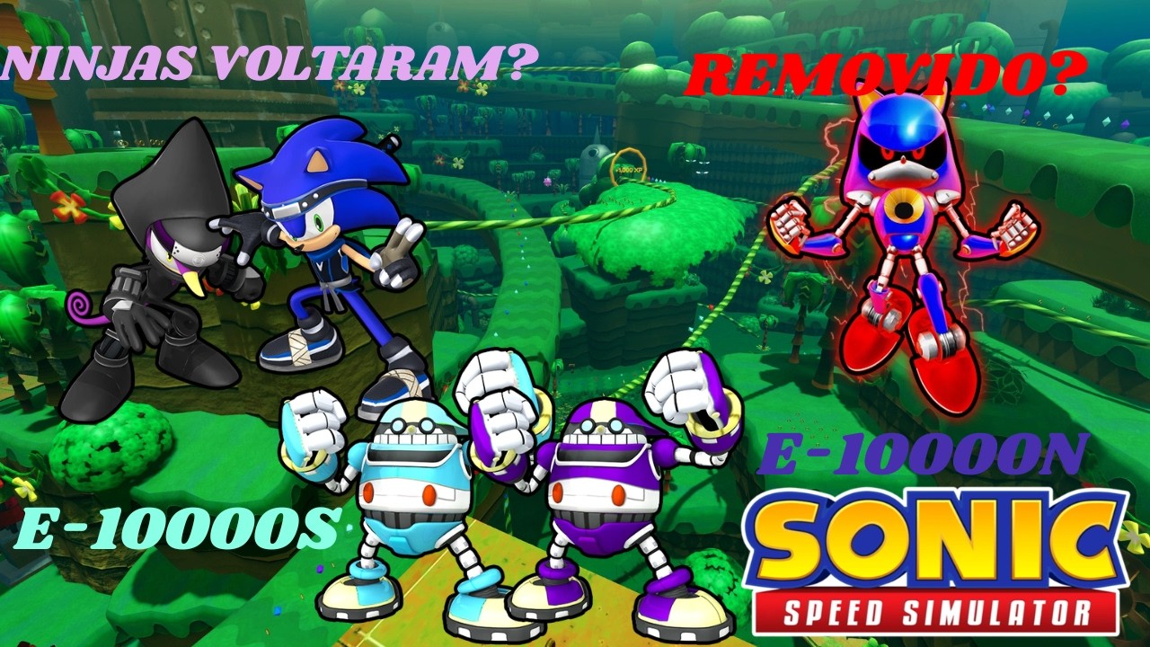 Ninjas VOLTARAM no Sonic Speed Simulator!