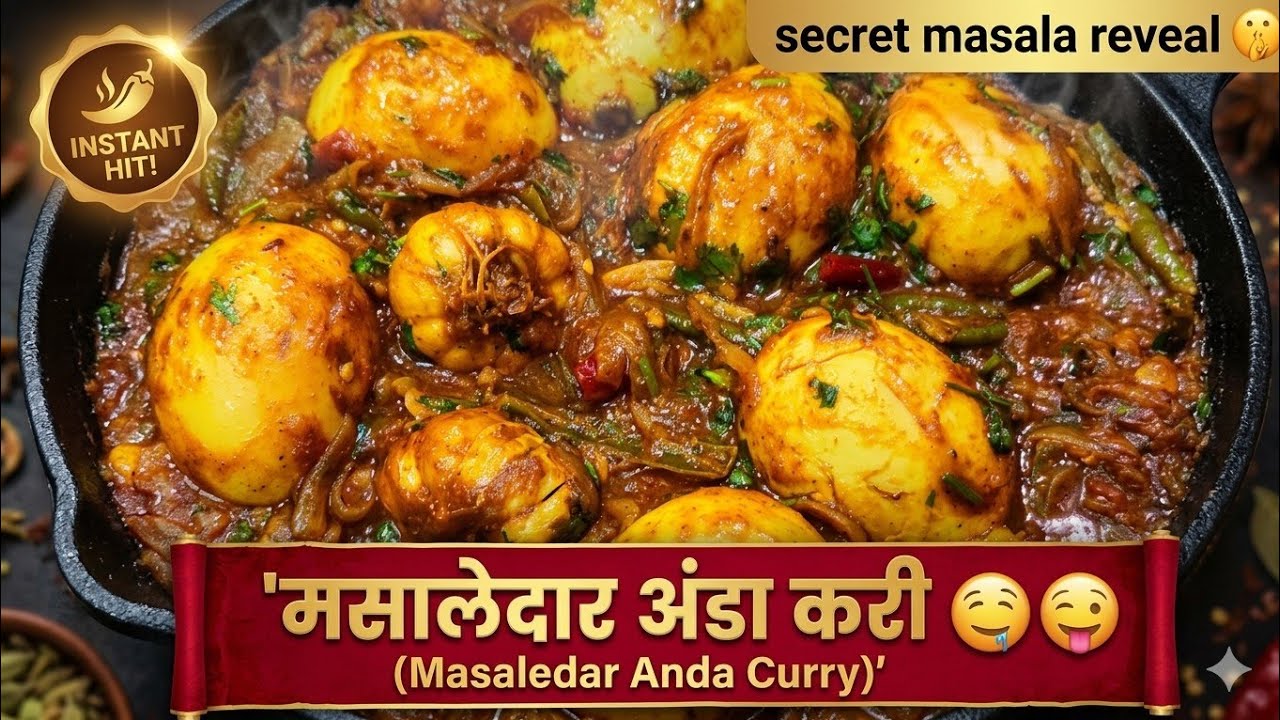 Dhaba Style Anda Curry | उंगलियां चाटने पर मजबूर कर देगा ये अंडा मसाला! 🔥