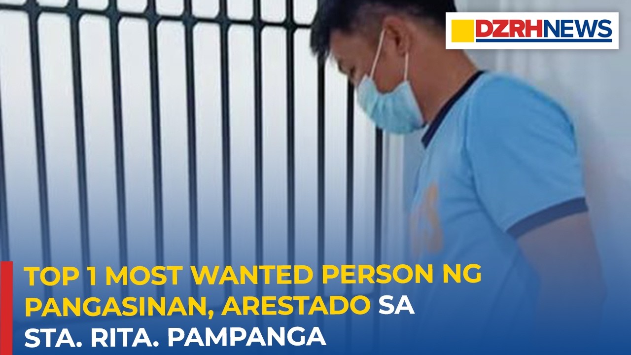Most Wanted Person Municipal at Provincial level ng Pangasinan, arestado sa Sta. Rita, Pampanga