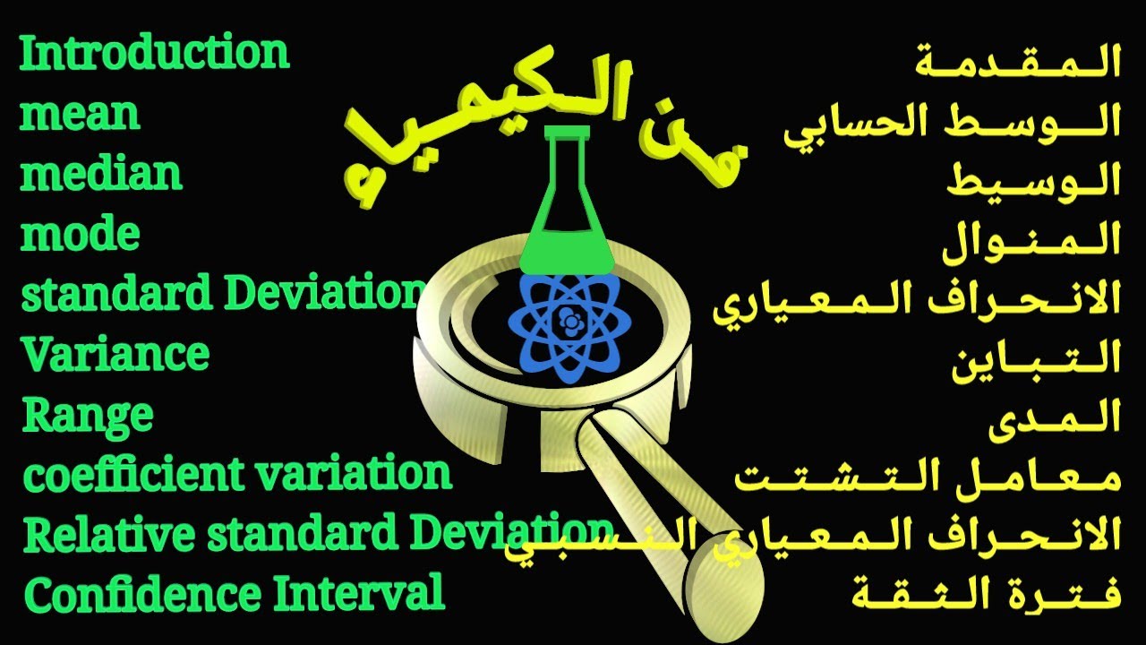 الــمــحــاضــرة 1: الاساسيات الاحــصــائية في ضــبــط الــجــودة والــكيمــياء الــتــحــلــيلــية