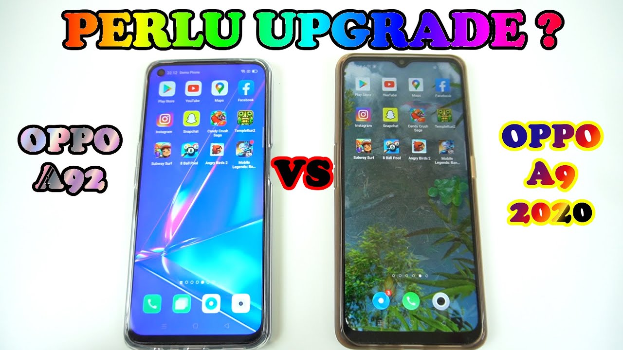 OPPO A92 VS OPPO A9 2020 SPEEDTEST , CAMERA TEST AND BENCHMARK SCORE !!