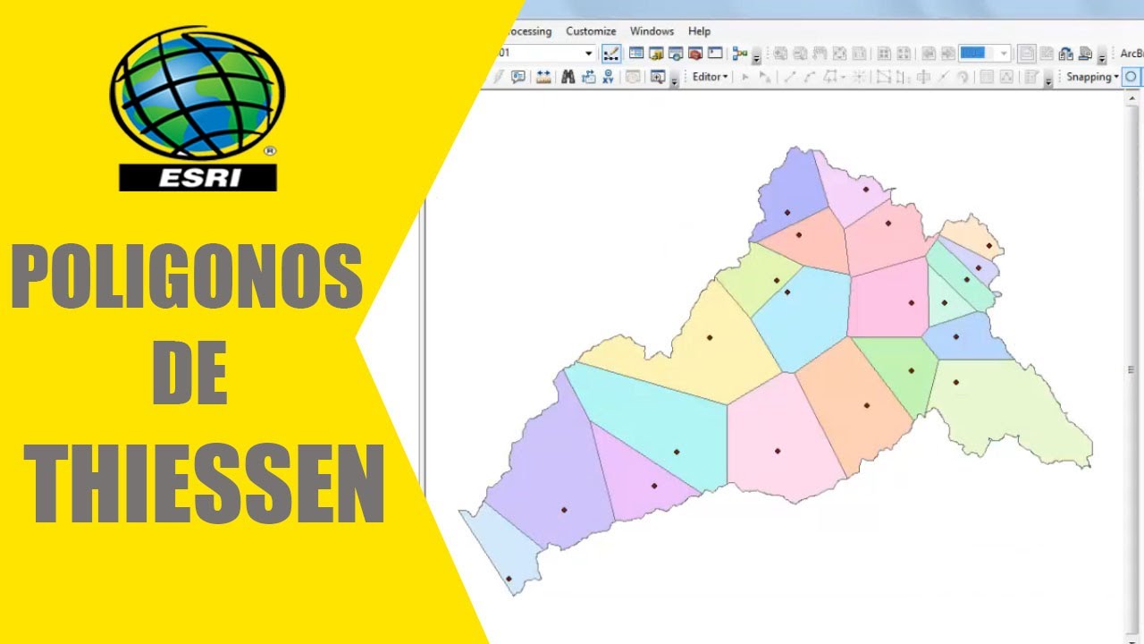 Polígonos de Thiessen para una Cuenca Hidrográfica - ArcGIS