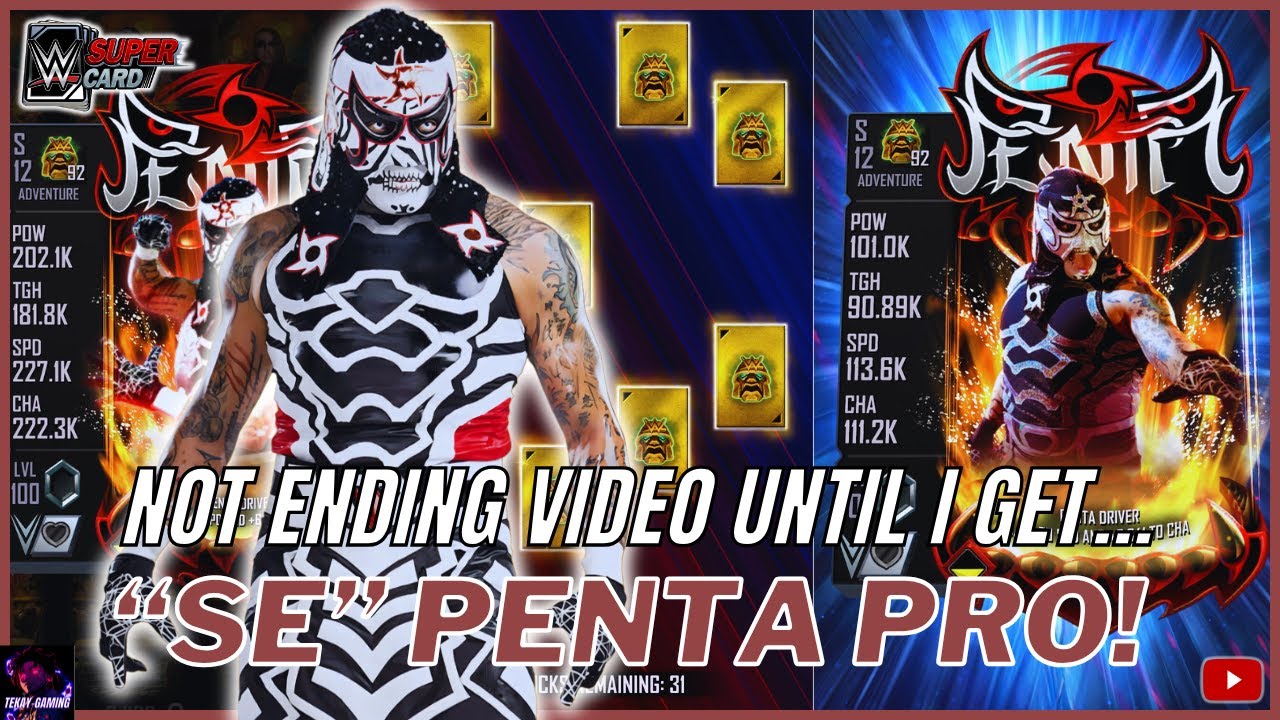 THIS VIDEO WONT END UNTIL I GET “SE” PENTA PRO! TSG PACKS + RDPS! WWE Supercard