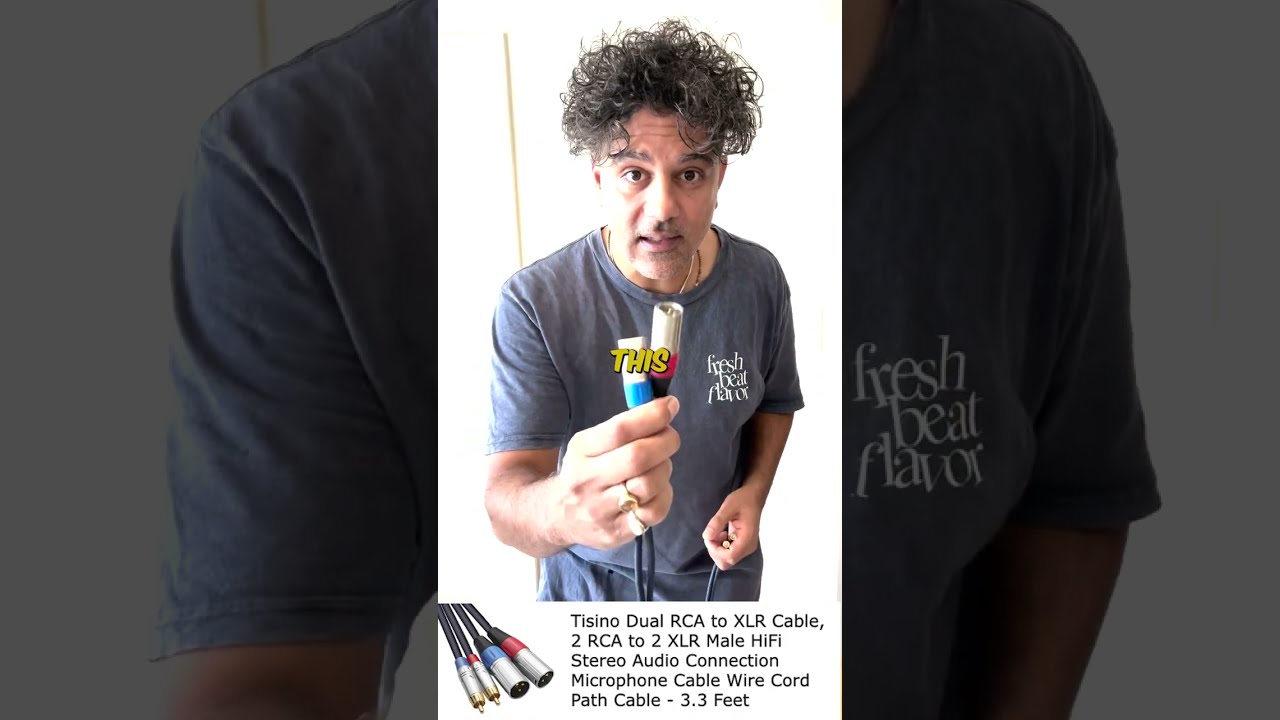 Tisino RCA to XLR Cable Review &mdash; Best Audio Adapter for DJs, Drum Machines & Synths 🎛️🎹🎧