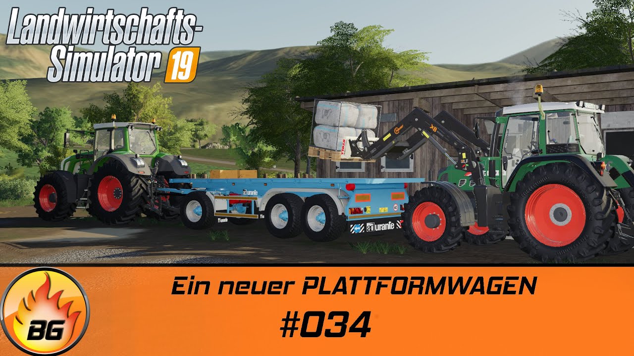 LS19 - LIEBLINGSPROJEKT #034 | Ein neuer PLATTFORMWAGEN | FS19 | Let's Play [HD]
