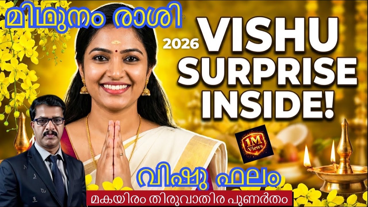 മിഥുനം രാശിക്കാരുടെ വിഷു ഫലം ജന്മനക്ഷത്ര സത്യം ചെറുതായ
