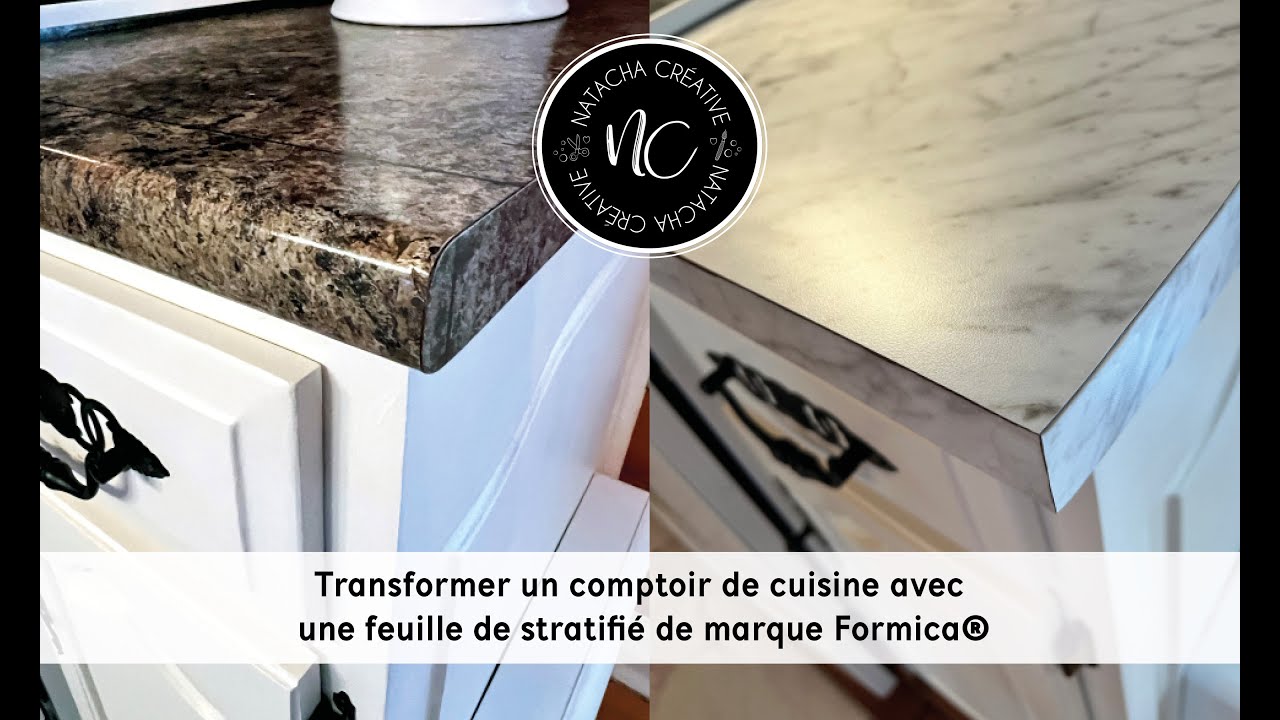 Garder votre comptoir existant et changer seulement la feuille de stratifié de la marque Formica®