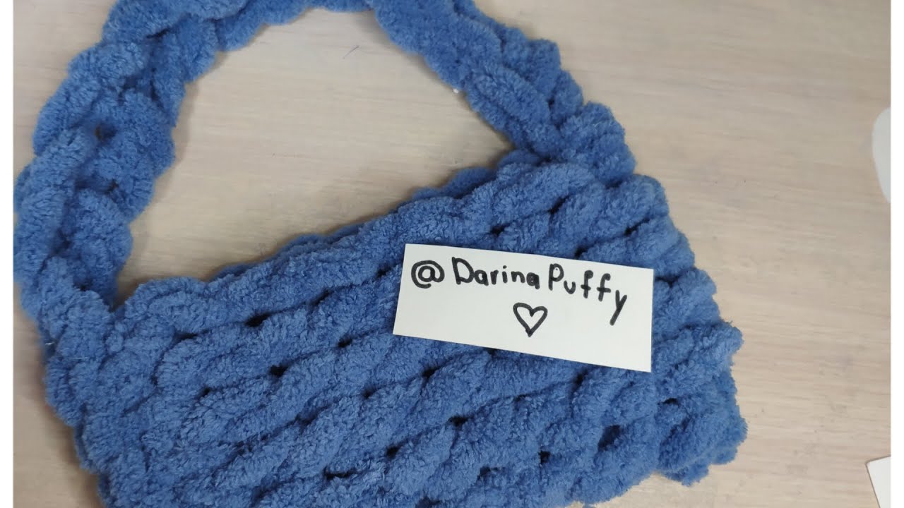 сумочка из Alize Puffy 🌞 ||Darina Puffy🌱