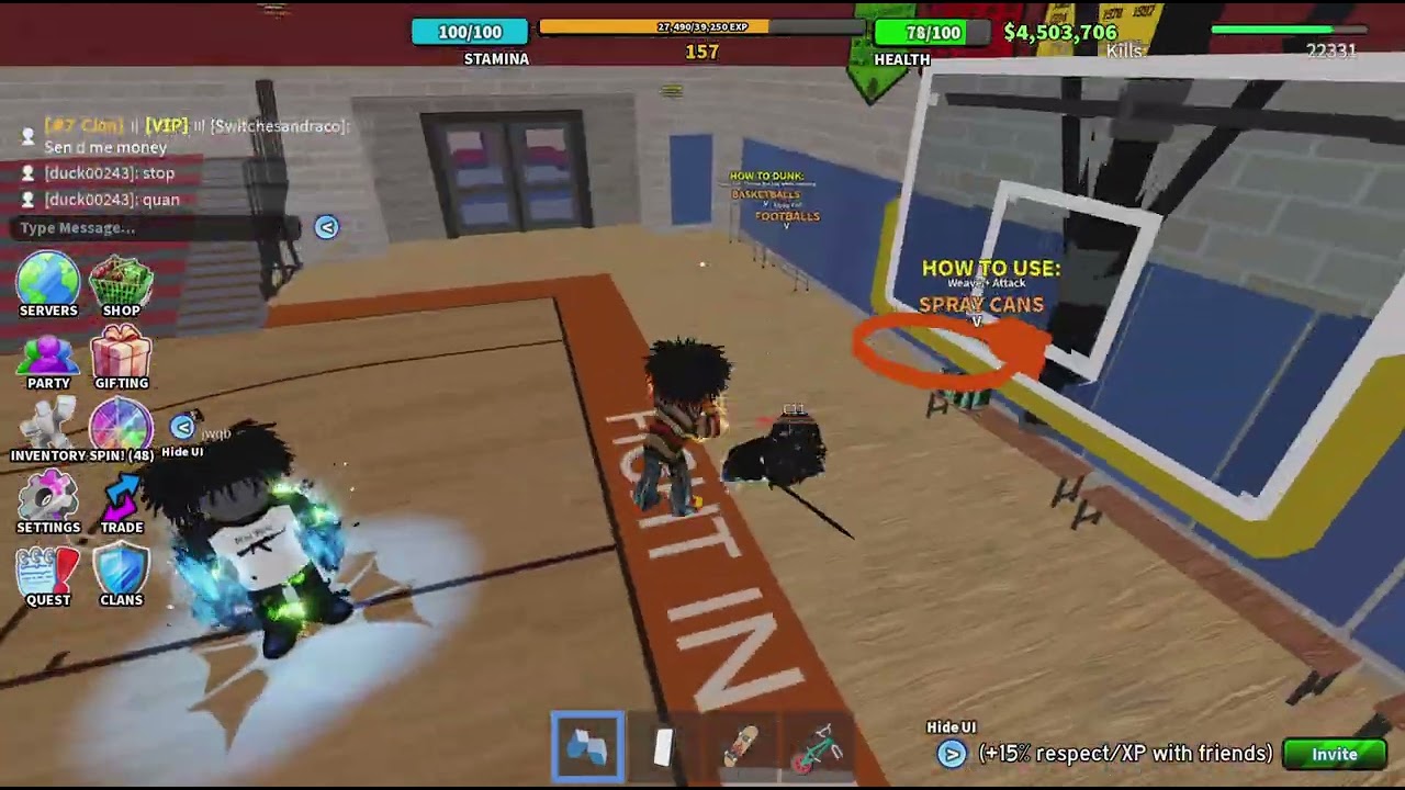 Fighting jumpers 🤦🏾‍♀️(roblox fight in a school )