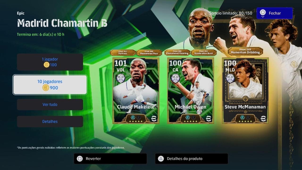 Pack open Real Madrid eFootball