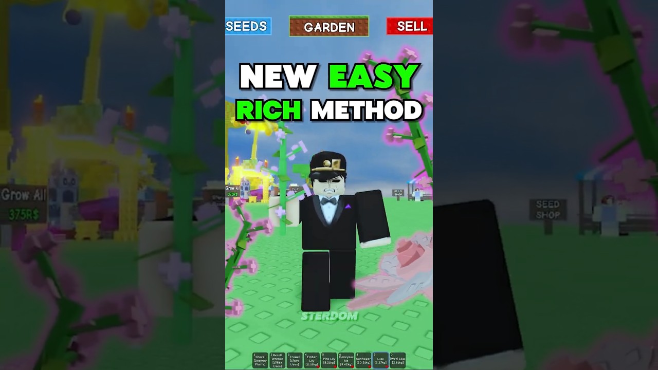 Новый метод выращивания сирени &mdash; просто БЕЗУМИЕ! 🤑 #growagarden