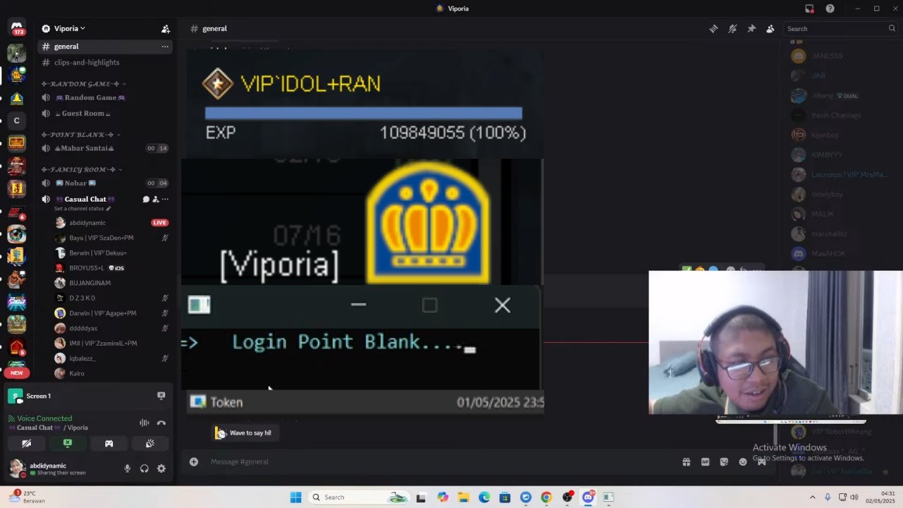 MENCIDUK CM CLAN [Viporia] CIT VIP TOKEN DAN SCRIPT KETAHUAN KABUR DAN KICK DARI DS (VIP`IDOL+RAN)