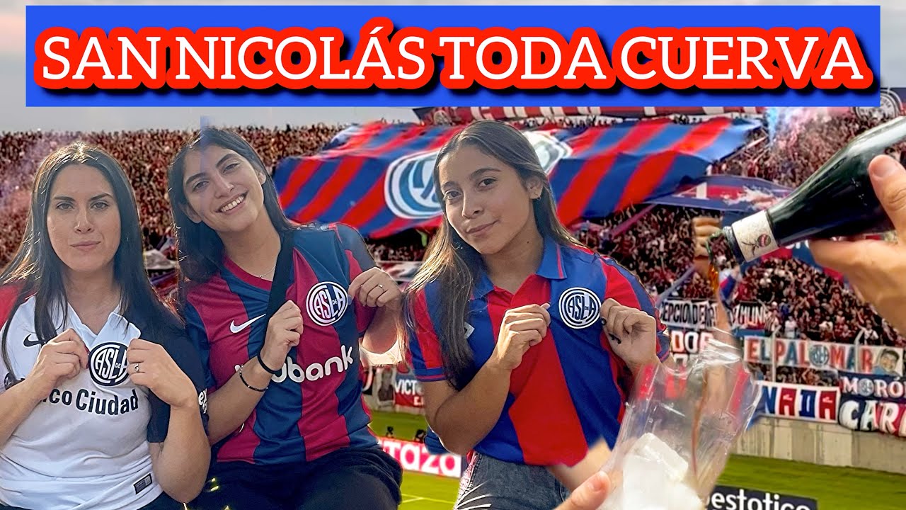 LA GENTE DE SAN LORENZO INVADIÓ SAN NICOLÁS. Viaje en el micro y cancha.