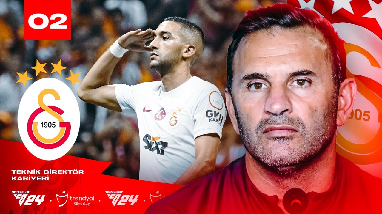 GALATASARAY'DAN ŞAMPİYONLAR LİGİ'NE MERHABA! - EA FC 24 KARİYER MODU #2