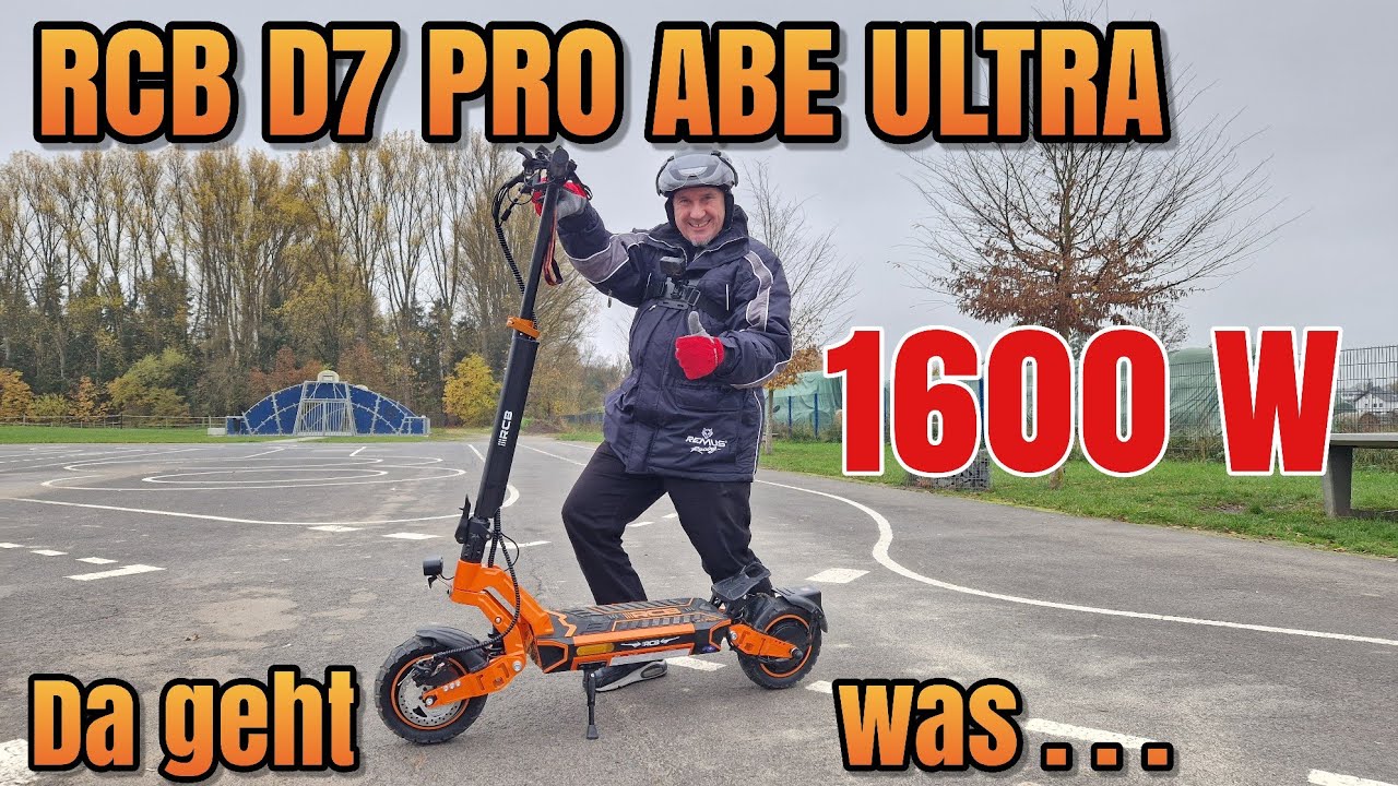 RCB D7 PRO ABE Ultra im Test Unboxing, Offroad und Performance E-Scooter