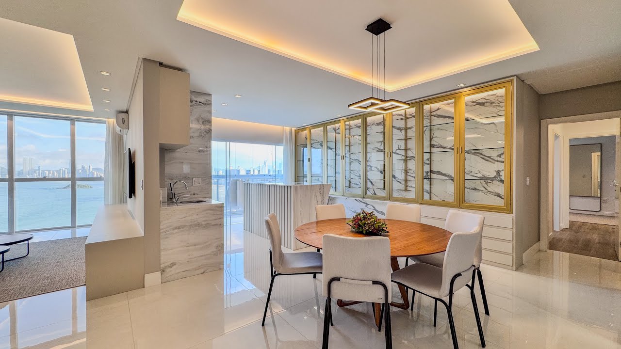 Esse apartamento decorado vai te fazer rever seus gostos e padrões. Vídeo completo com lazer.