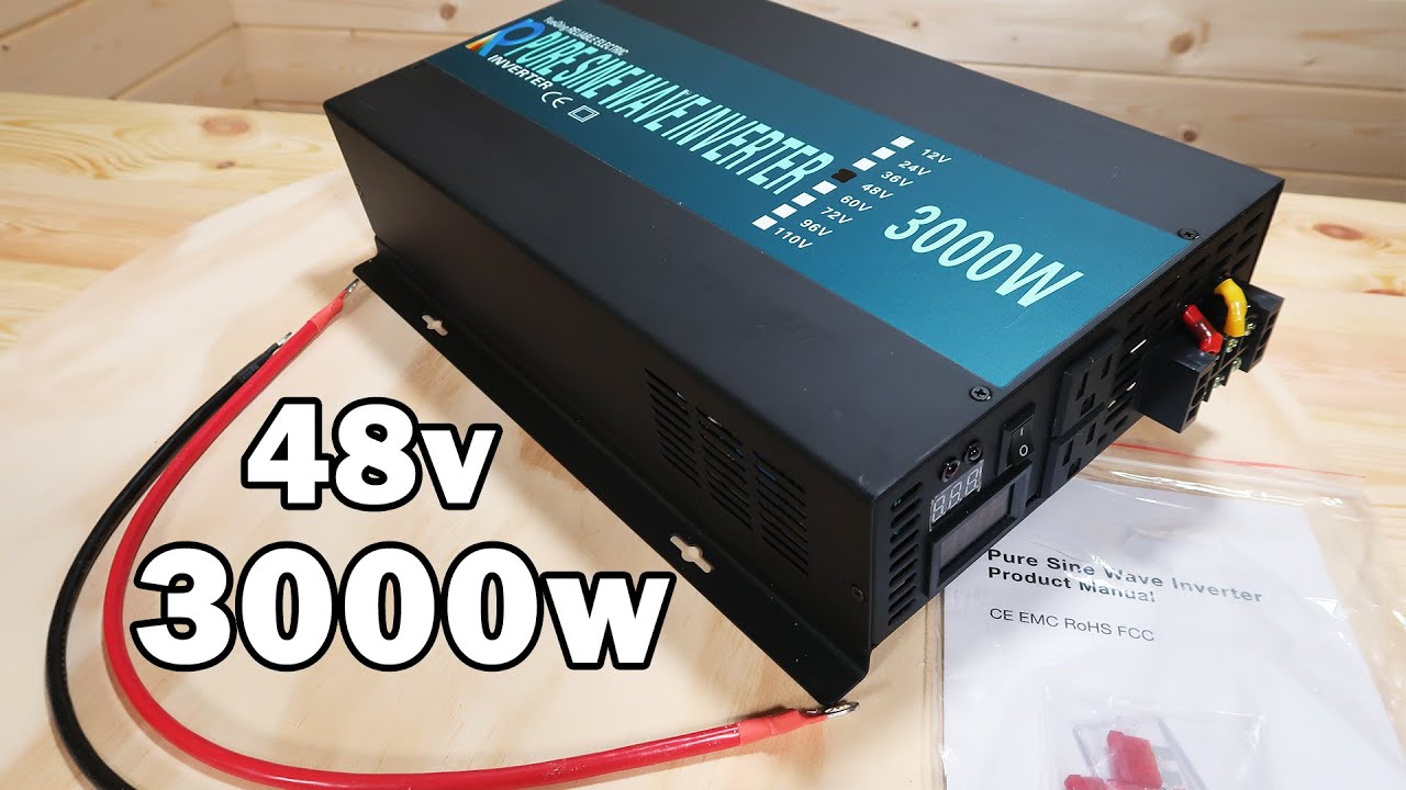 WZRELB 3000W 48V Pure Sine Wave Inverter Reliable Electric