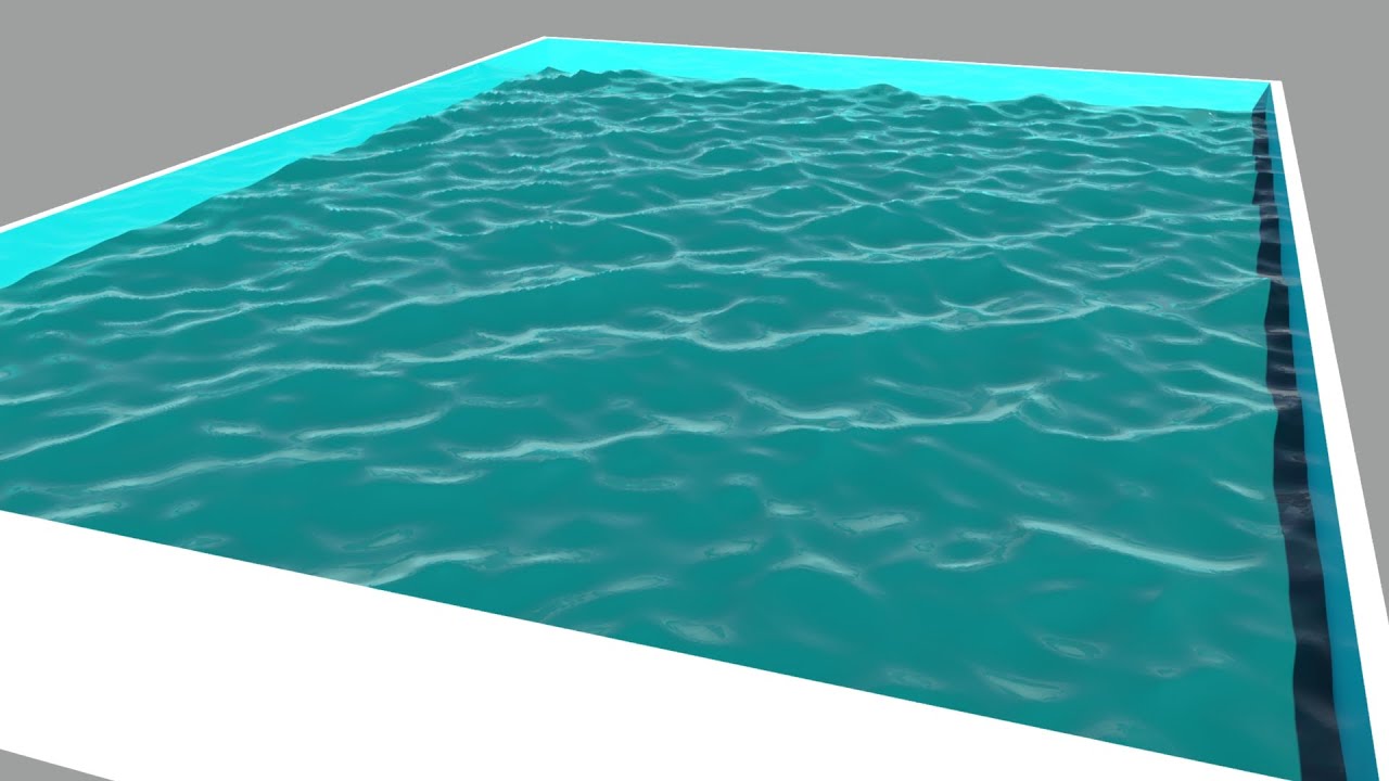 Учебник по Maya: использование шейдера Ocean